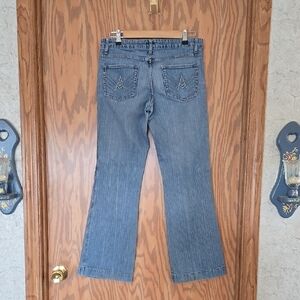 Women's Straight Leg Y2K  Blue Jeans